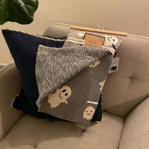 Made In India Halloween Ghost print baby blanket